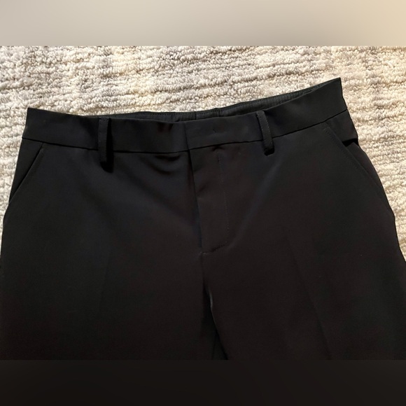 2008 Prada Black Size 40 Woven Polyester Dress Pants Made In Bulgaria - Picture 3 of 9